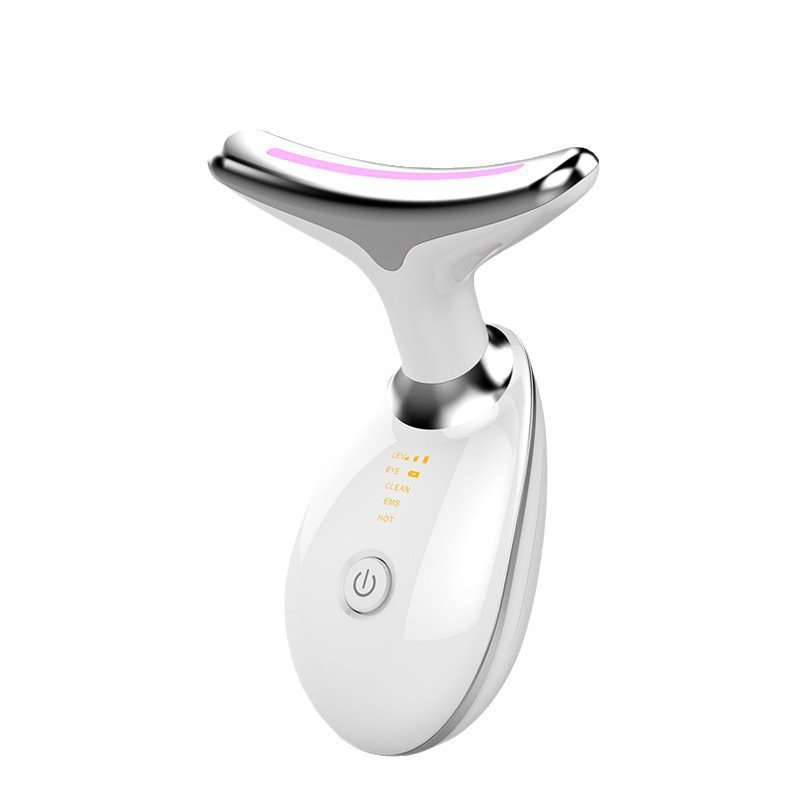 Appareil de massage de la nuque avec luminothérapie 7 couleurs pour le soin des rides du cou