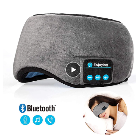 Masque de sommeil Bluetooth 3D avec écouteurs sans fil – Nouveau modèle stéréo