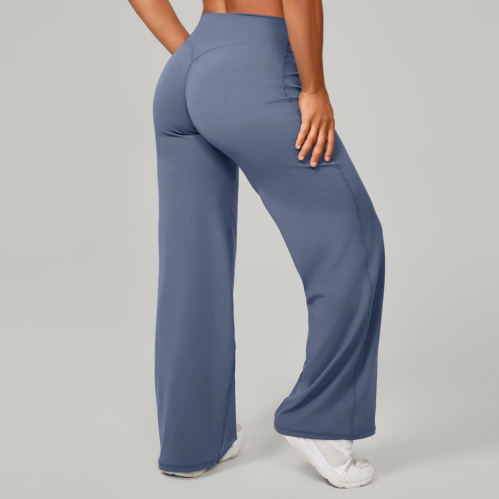 Pantalon de yoga confortable à taille haute et jambes droites pour femmes - Image 20