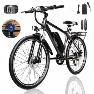 Vélo électrique Headeer Bk1350, pneus 26 pouces, batterie 48 V 15 Ah, moteur 500 W, vitesse maximale 35 km/h, autonomie 60 km, freins à disque double
