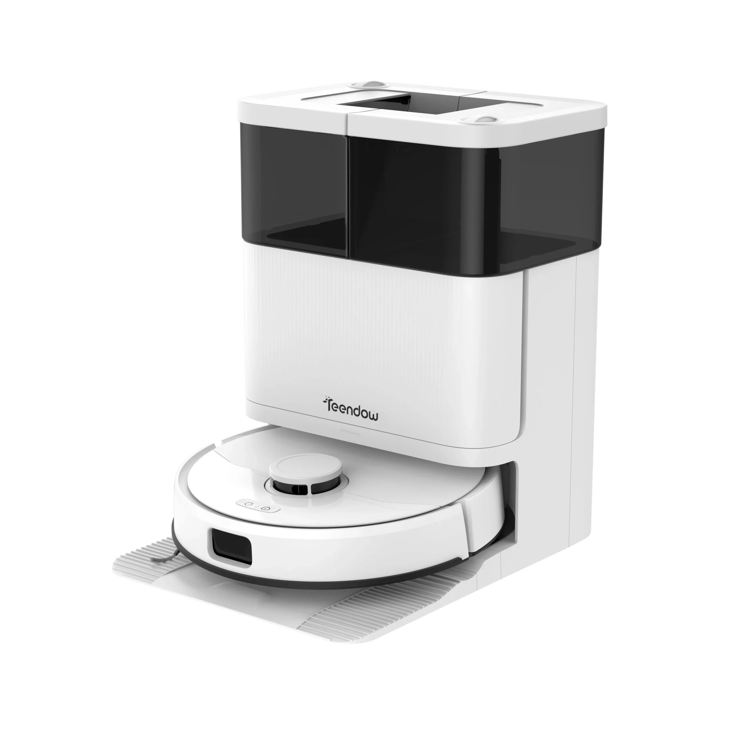 Aspirateur et laveur robot Teendow D63S ULTRA, aspiration ultra-puissante de 10 kPa, nettoyage des bords, lavage et séchage automatiques, vidange auto - Image 6